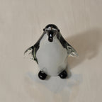 ペンギン 置物 オブジェ ガラスペンギン グラスオブジェ ガラス置物 かわいい インテリア 雑貨 ガラスのオブジェ 65404PG