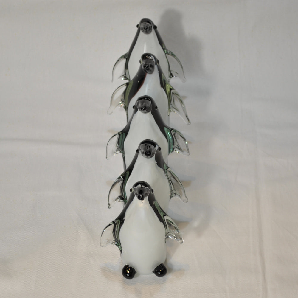 ペンギン 置物 オブジェ ガラスペンギン グラスオブジェ ガラス置物 かわいい インテリア 雑貨 ガラスのオブジェ 65404PG