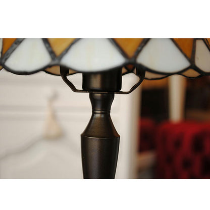 テーブルランプ おしゃれ ステンドグラス エレガント ティファニー アンティーク シェード アイアン 718009