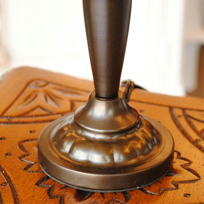 テーブルランプ おしゃれ ステンドグラス エレガント ティファニー アンティーク シェード アイアン 718009