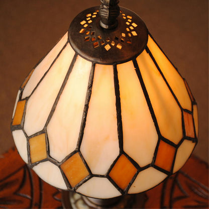 テーブルランプ おしゃれ ステンドグラス エレガント ティファニー アンティーク シェード アイアン 718009