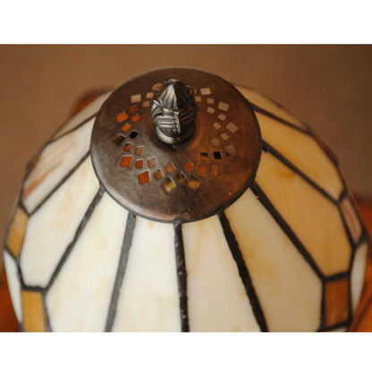 テーブルランプ おしゃれ ステンドグラス エレガント ティファニー アンティーク シェード アイアン 718009