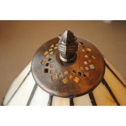 テーブルランプ おしゃれ ステンドグラス エレガント ティファニー アンティーク シェード アイアン 718009