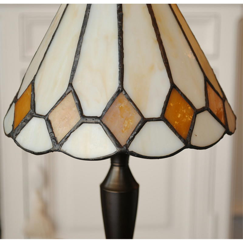 テーブルランプ おしゃれ ステンドグラス エレガント ティファニー アンティーク シェード アイアン 718009
