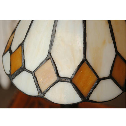 テーブルランプ おしゃれ ステンドグラス エレガント ティファニー アンティーク シェード アイアン 718009