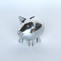 貯金箱 ぶた アルミ製 かわいい おしゃれ シルバー ブタの貯金箱 アルミコインバンク コインバンク ブタ アルミニウム製貯金箱 インテリア雑貨 雑貨 7333115
