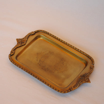 トレイ ペントレイ おしゃれ 真鍮製 プレート アンティーク風 キートレイ 鍵皿 皿 トレー 雑貨 オブジェ インテリア雑貨 ヨーロピアン雑貨 7347019