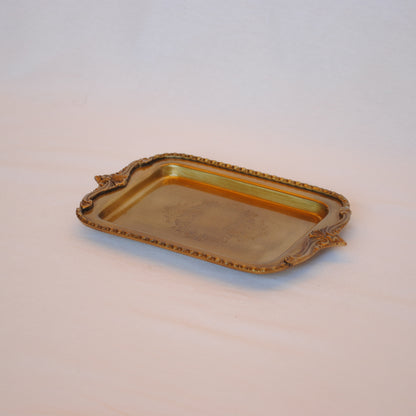 トレイ ペントレイ おしゃれ 真鍮製 プレート アンティーク風 キートレイ 鍵皿 皿 トレー 雑貨 オブジェ インテリア雑貨 ヨーロピアン雑貨 7347019