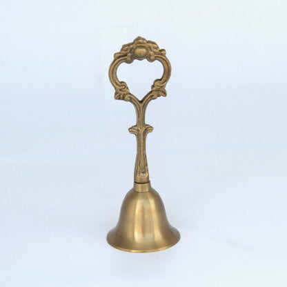 ハンドベル おしゃれ 真鍮製 ベル アンティーク風 呼び鈴 雑貨 オブジェ インテリア雑貨 ヨーロピアン雑貨 オシャレ雑貨 おしゃれ雑貨 7347044
