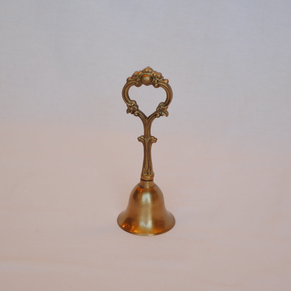 ハンドベル おしゃれ 真鍮製 ベル アンティーク風 呼び鈴 雑貨 オブジェ インテリア雑貨 ヨーロピアン雑貨 オシャレ雑貨 おしゃれ雑貨 7347044