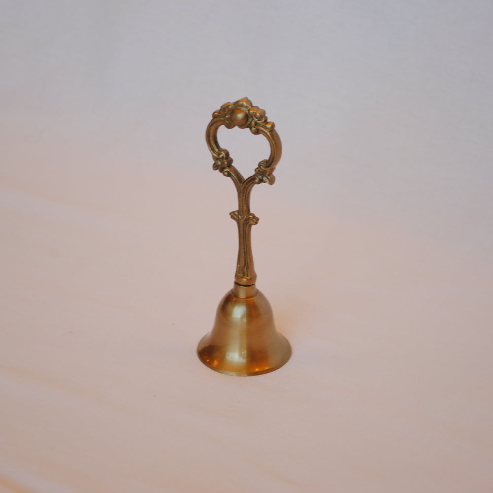 ハンドベル おしゃれ 真鍮製 ベル アンティーク風 呼び鈴 雑貨 オブジェ インテリア雑貨 ヨーロピアン雑貨 オシャレ雑貨 おしゃれ雑貨 7347044