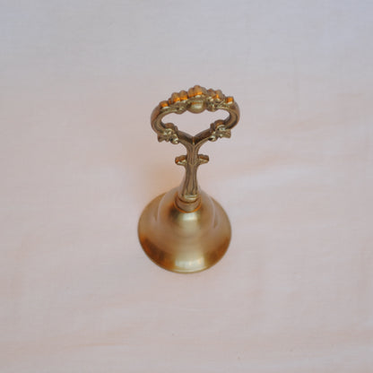 ハンドベル おしゃれ 真鍮製 ベル アンティーク風 呼び鈴 雑貨 オブジェ インテリア雑貨 ヨーロピアン雑貨 オシャレ雑貨 おしゃれ雑貨 7347044