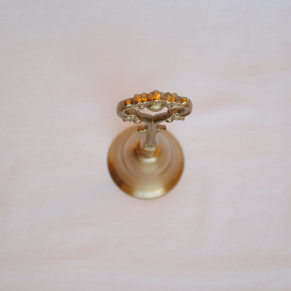 ハンドベル おしゃれ 真鍮製 ベル アンティーク風 呼び鈴 雑貨 オブジェ インテリア雑貨 ヨーロピアン雑貨 オシャレ雑貨 おしゃれ雑貨 7347044