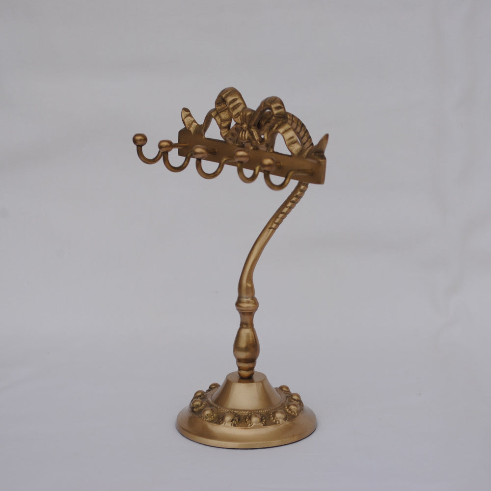 ジュエリースタンド アクセサリースタンド おしゃれ リボンスタンド 真鍮製 アクセサリーホルダー ジュエリーホルダー 真鍮雑貨 雑貨 インテリア雑貨 7347081