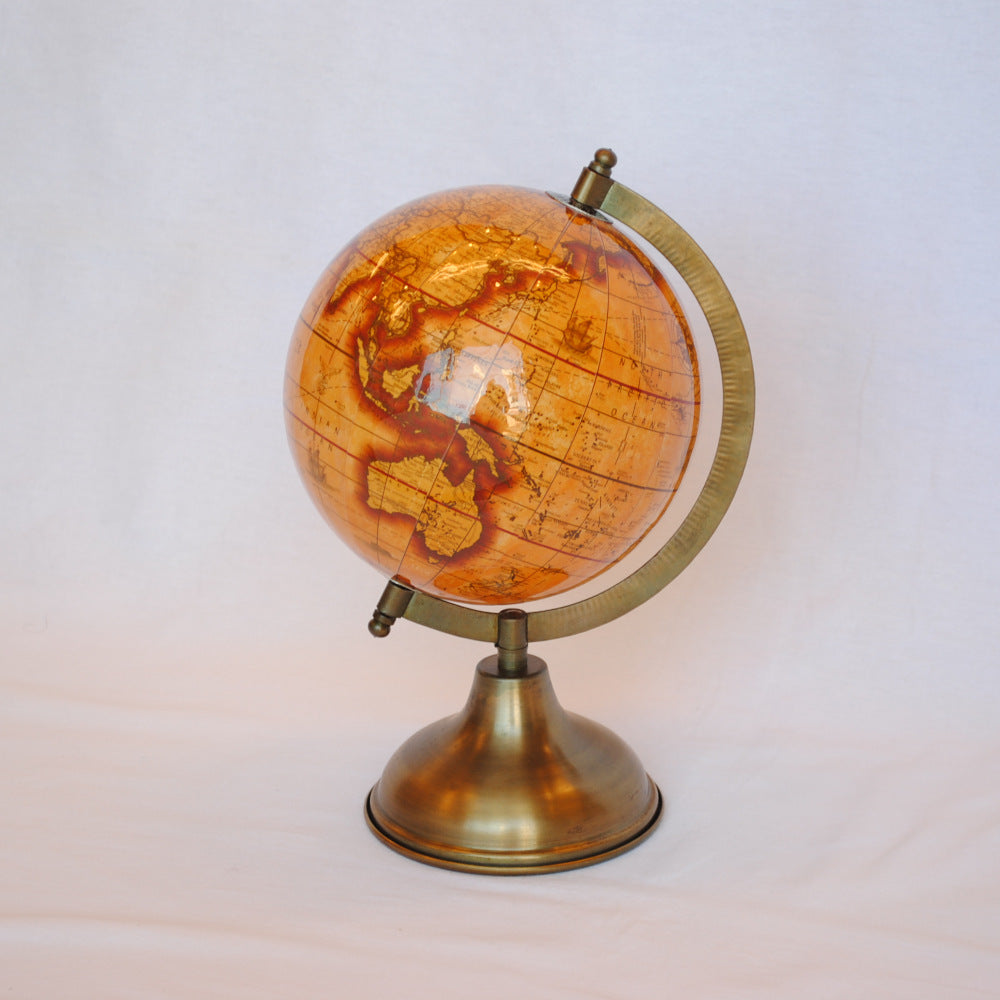 地球儀 おしゃれ 真鍮製 アンティーク風 木製 緯度 雑貨 オブジェ インテリア雑貨 ヨーロピアン雑貨 オシャレ雑貨 おしゃれ雑貨 7382011