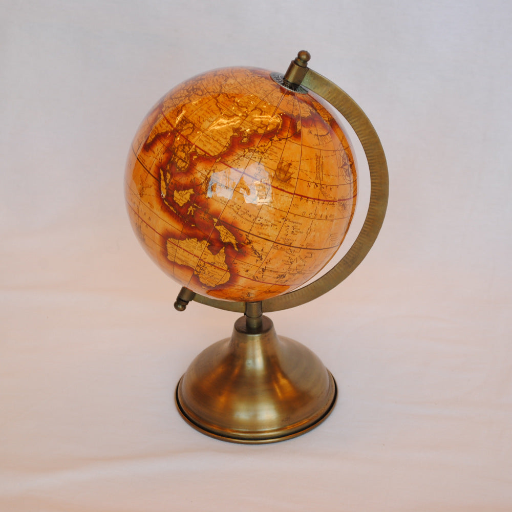 地球儀 おしゃれ 真鍮製 アンティーク風 木製 緯度 雑貨 オブジェ インテリア雑貨 ヨーロピアン雑貨 オシャレ雑貨 おしゃれ雑貨 7382011