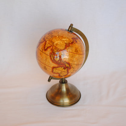 地球儀 おしゃれ 真鍮製 アンティーク風 木製 緯度 雑貨 オブジェ インテリア雑貨 ヨーロピアン雑貨 オシャレ雑貨 おしゃれ雑貨 7382011