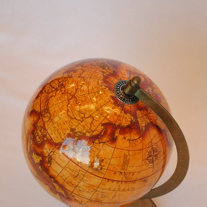 地球儀 おしゃれ 真鍮製 アンティーク風 木製 緯度 雑貨 オブジェ インテリア雑貨 ヨーロピアン雑貨 オシャレ雑貨 おしゃれ雑貨 7382011