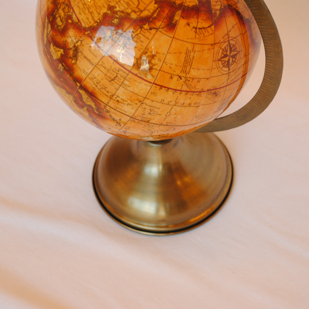 地球儀 おしゃれ 真鍮製 アンティーク風 木製 緯度 雑貨 オブジェ インテリア雑貨 ヨーロピアン雑貨 オシャレ雑貨 おしゃれ雑貨 7382011