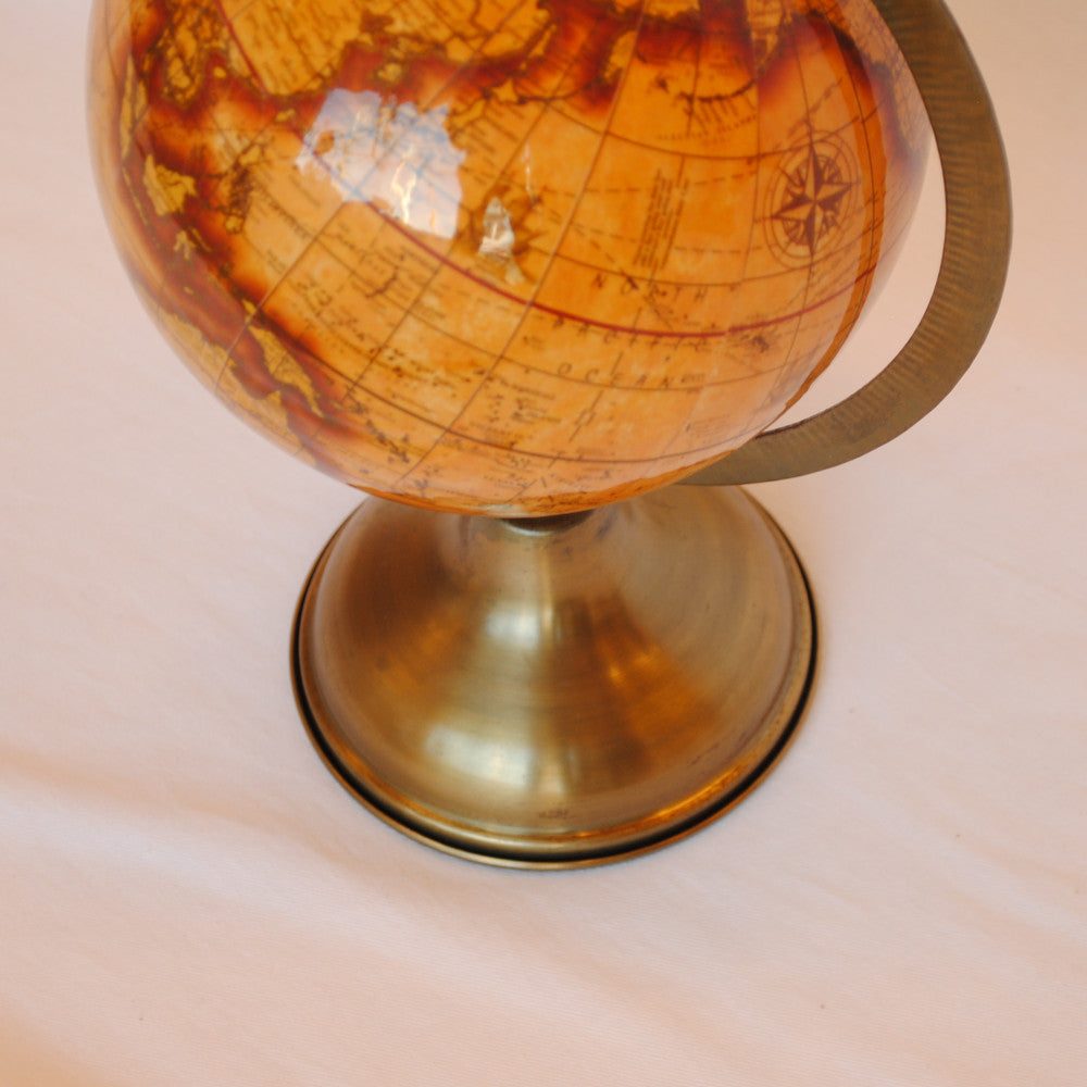 地球儀 おしゃれ 真鍮製 アンティーク風 木製 緯度 雑貨 オブジェ インテリア雑貨 ヨーロピアン雑貨 オシャレ雑貨 おしゃれ雑貨 7382011