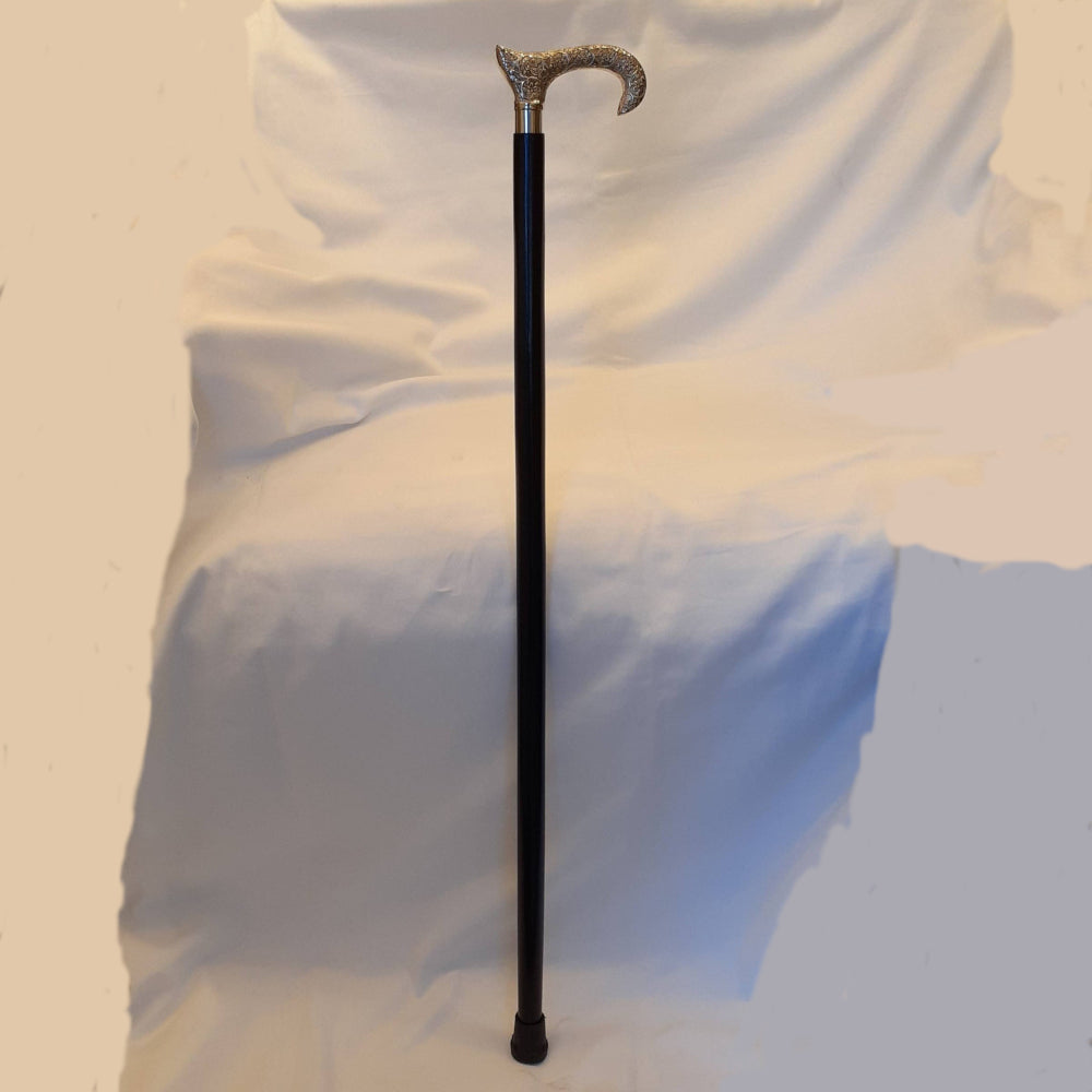 ステッキ 杖 おしゃれな杖 真鍮製ステッキ こだわりハンドルステッキ シルバーハンドル杖 高級ステッキ 真鍮製杖 アンティーク風ステッキ 真鍮雑貨 7382016