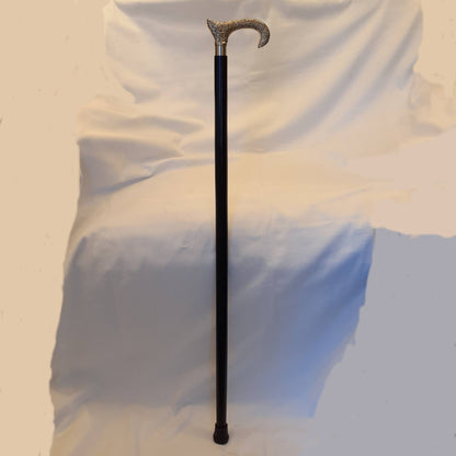 ステッキ 杖 おしゃれな杖 真鍮製ステッキ こだわりハンドルステッキ シルバーハンドル杖 高級ステッキ 真鍮製杖 アンティーク風ステッキ 真鍮雑貨 7382016