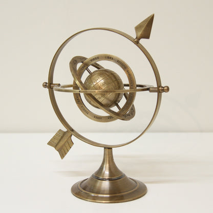 天球儀 おしゃれ 真鍮製 アンティーク調 地球儀 星座 座標 経度 緯度 雑貨 オブジェ インテリア雑貨 ヨーロピアン雑貨 オシャレ雑貨 おしゃれ雑貨 7382025
