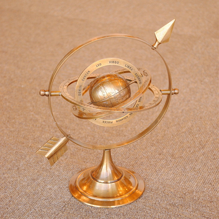 天球儀 おしゃれ 真鍮製 アンティーク調 地球儀 星座 座標 経度 緯度 雑貨 オブジェ インテリア雑貨 ヨーロピアン雑貨 オシャレ雑貨 おしゃれ雑貨 7382025