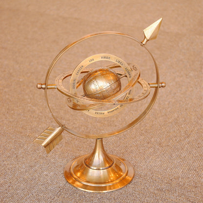 天球儀 おしゃれ 真鍮製 アンティーク調 地球儀 星座 座標 経度 緯度 雑貨 オブジェ インテリア雑貨 ヨーロピアン雑貨 オシャレ雑貨 おしゃれ雑貨 7382025