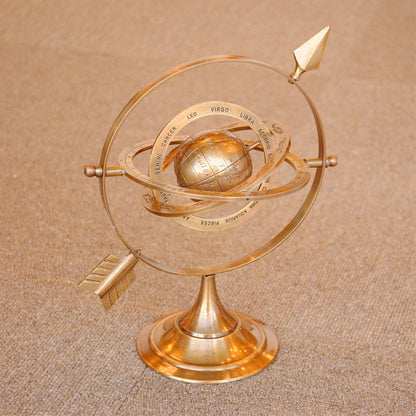 天球儀 おしゃれ 真鍮製 アンティーク調 地球儀 星座 座標 経度 緯度 雑貨 オブジェ インテリア雑貨 ヨーロピアン雑貨 オシャレ雑貨 おしゃれ雑貨 7382025