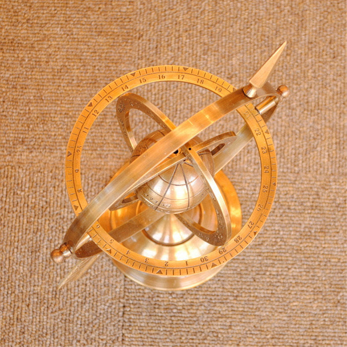 天球儀 おしゃれ 真鍮製 アンティーク調 地球儀 星座 座標 経度 緯度 雑貨 オブジェ インテリア雑貨 ヨーロピアン雑貨 オシャレ雑貨 おしゃれ雑貨 7382025