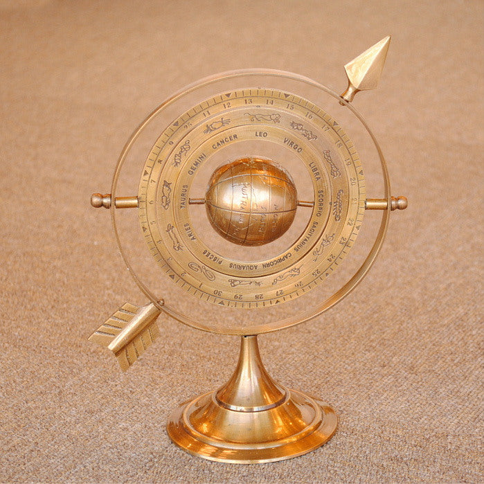天球儀 おしゃれ 真鍮製 アンティーク調 地球儀 星座 座標 経度 緯度 雑貨 オブジェ インテリア雑貨 ヨーロピアン雑貨 オシャレ雑貨 おしゃれ雑貨 7382025