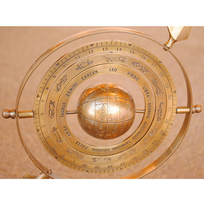 天球儀 おしゃれ 真鍮製 アンティーク調 地球儀 星座 座標 経度 緯度 雑貨 オブジェ インテリア雑貨 ヨーロピアン雑貨 オシャレ雑貨 おしゃれ雑貨 7382025