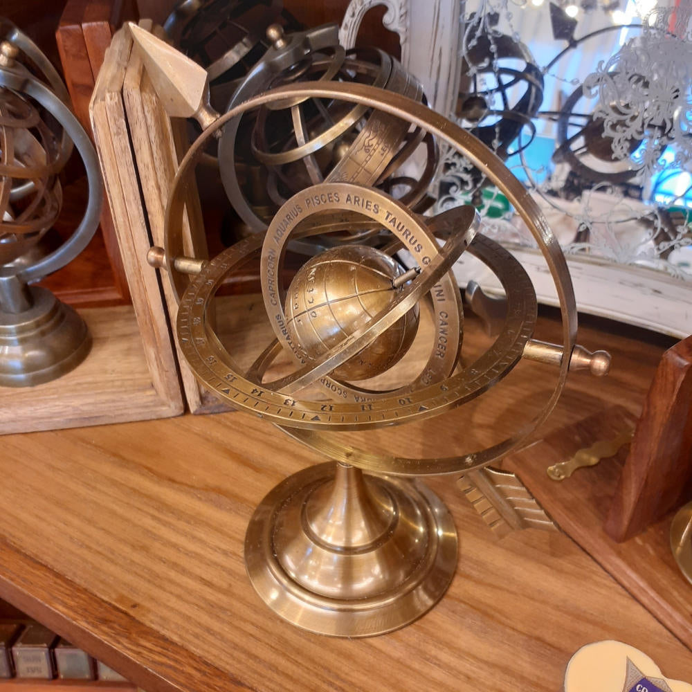 天球儀 おしゃれ 真鍮製 アンティーク調 地球儀 星座 座標 経度 緯度 雑貨 オブジェ インテリア雑貨 ヨーロピアン雑貨 オシャレ雑貨 おしゃれ雑貨 7382025