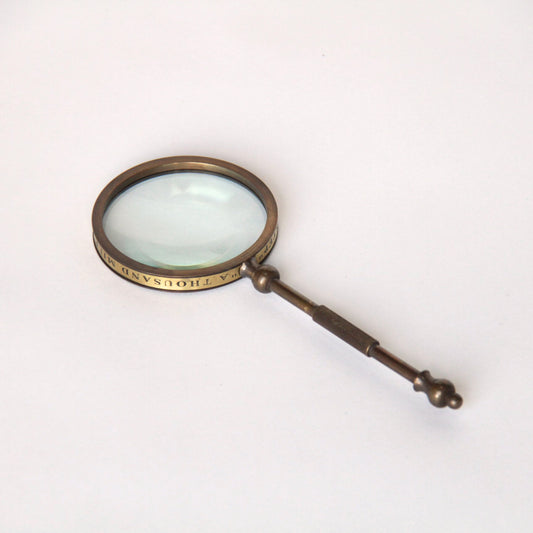 拡大鏡 おしゃれ 真鍮製 ルーペ アンティーク調 虫眼鏡 雑貨 インテリア雑貨 ヨーロピアン雑貨 オシャレ雑貨 おしゃれ雑貨 7382040