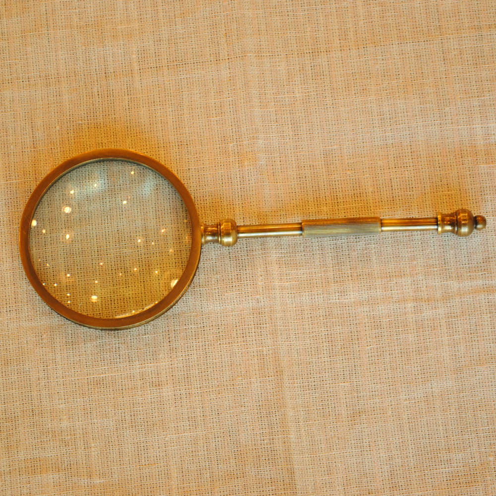 拡大鏡 おしゃれ 真鍮製 ルーペ アンティーク調 虫眼鏡 雑貨 インテリア雑貨 ヨーロピアン雑貨 オシャレ雑貨 おしゃれ雑貨 7382040