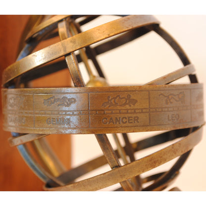 ブックエンド 天球儀型ブックエンド 天球儀 おしゃれ 真鍮製 アンティーク風 星座 座標 経度 緯度 雑貨 ヨーロピアン雑貨 オシャレ雑貨 おしゃれ雑貨 7382056-2