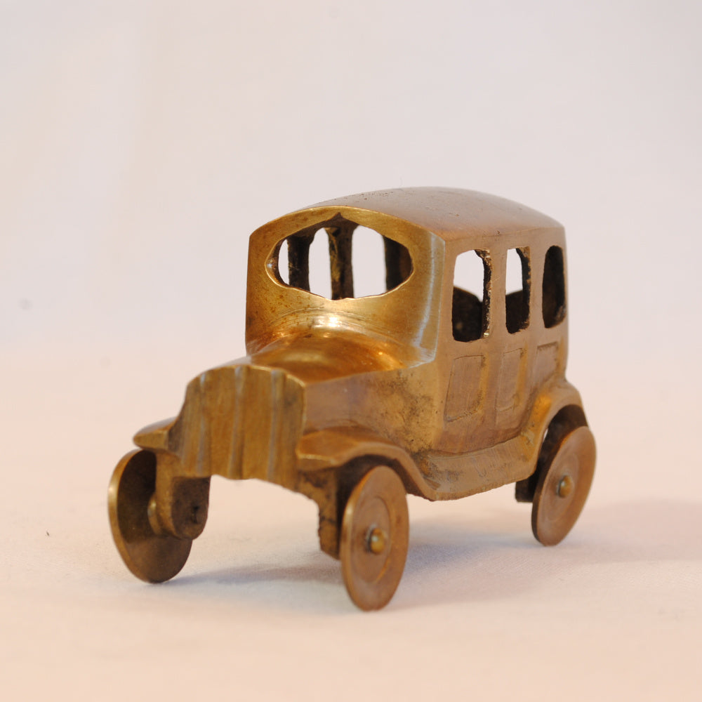 ミニチュアカー クラシックカー 自動車 クラシックカーオブジェ 真鍮製鏡 雑貨 ミニチュア インテリア雑貨 アンティーク風オブジェ 真鍮インテリア雑貨 7382080L