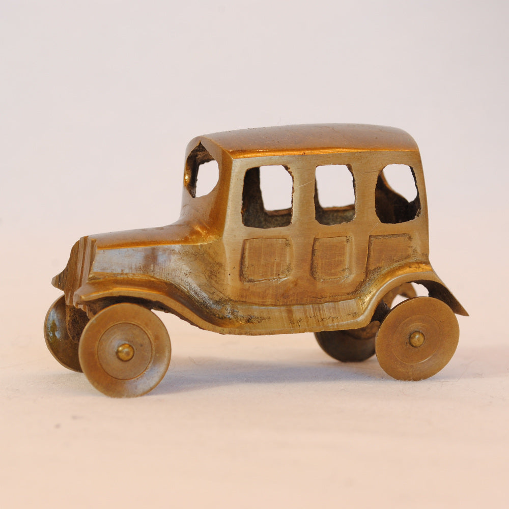 ミニチュアカー クラシックカー 自動車 クラシックカーオブジェ 真鍮製鏡 雑貨 ミニチュア インテリア雑貨 アンティーク風オブジェ 真鍮インテリア雑貨 7382080L