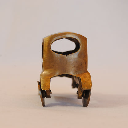 ミニチュアカー クラシックカー 自動車 クラシックカーオブジェ 真鍮製鏡 雑貨 ミニチュア インテリア雑貨 アンティーク風オブジェ 真鍮インテリア雑貨 7382080L