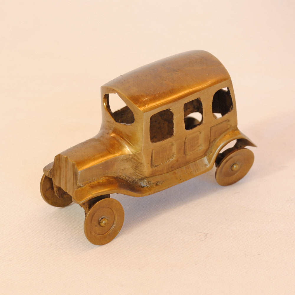 ミニチュアカー クラシックカー 自動車 クラシックカーオブジェ 真鍮製鏡 雑貨 ミニチュア インテリア雑貨 アンティーク風オブジェ 真鍮インテリア雑貨 7382080L