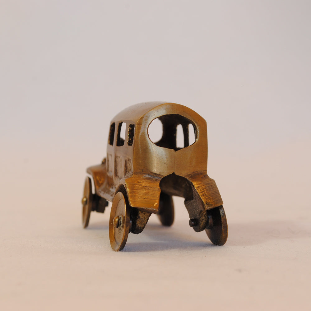 ミニチュアカー クラシックカー 自動車 クラシックカーオブジェ 真鍮製鏡 雑貨 ミニチュア インテリア雑貨 アンティーク風オブジェ 真鍮インテリア雑貨 7382081S
