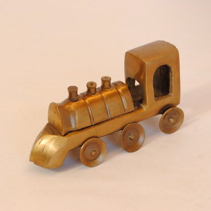 ミニチュアSL 蒸気機関車 機関車置物 SLオブジェ 真鍮製鏡 雑貨 ミニチュア蒸気機関車 インテリア雑貨 アンティーク風オブジェ 真鍮インテリア雑貨 738082