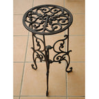 花台 プランタースタンド 鋳造鉄 鋳造 アイアン 高さ50 プランターテーブル テーブル 折り畳み 7383005