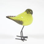 置物 鳥 ガラス置物 オブジェ グラスバード イエロー ガラス かわいい インテリア 雑貨 ガラスのオブジェ バード 7688006