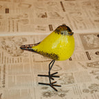 置物 鳥 ガラス置物 オブジェ グラスバード イエロー ガラス かわいい インテリア 雑貨 ガラスのオブジェ バード 7688006
