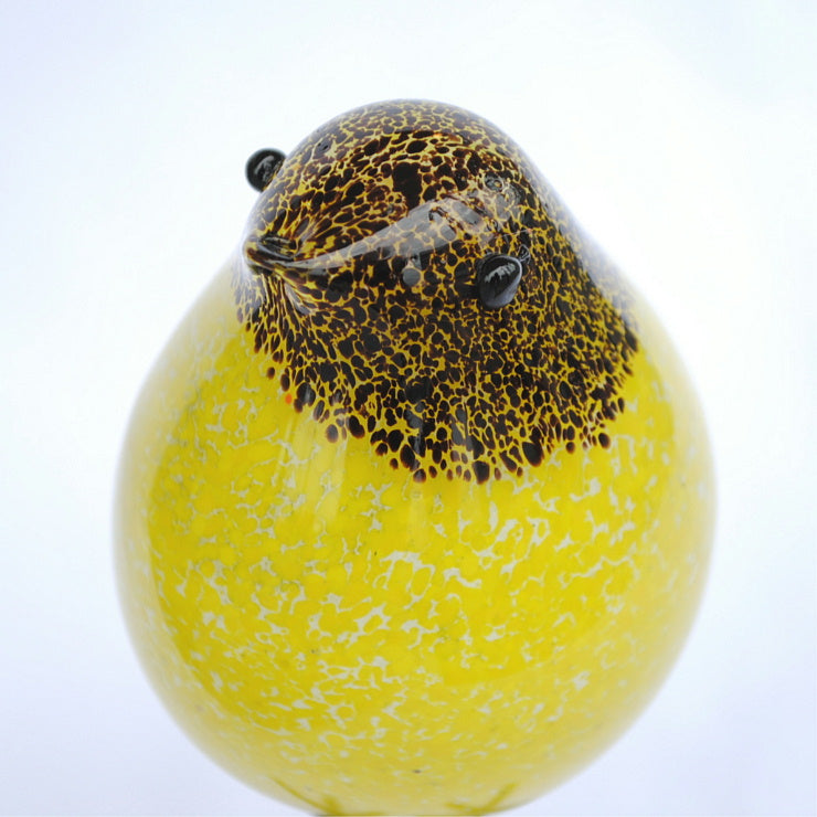 置物 鳥 ガラス置物 オブジェ グラスバード イエロー ガラス かわいい インテリア 雑貨 ガラスのオブジェ バード 7688006