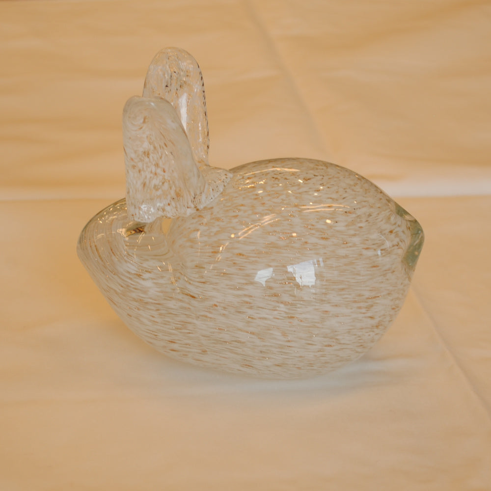うさぎ 置物 オブジェ ガラス グラスラビット 兎 かわいい インテリア 雑貨 ガラスのオブジェ ウサギ 7688010