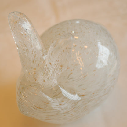 うさぎ 置物 オブジェ ガラス グラスラビット 兎 かわいい インテリア 雑貨 ガラスのオブジェ ウサギ 7688010