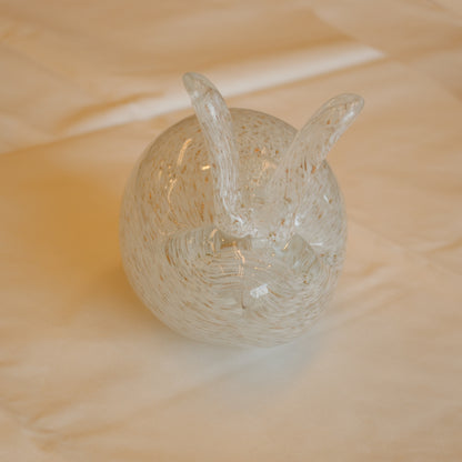 うさぎ 置物 オブジェ ガラス グラスラビット 兎 かわいい インテリア 雑貨 ガラスのオブジェ ウサギ 7688010